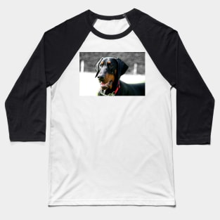 Mr Darcy in the Snow Baseball T-Shirt